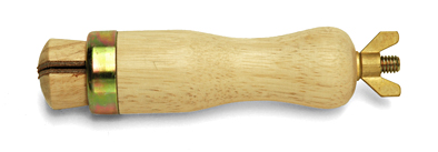 Houten ringklem met axiale opspanschroef