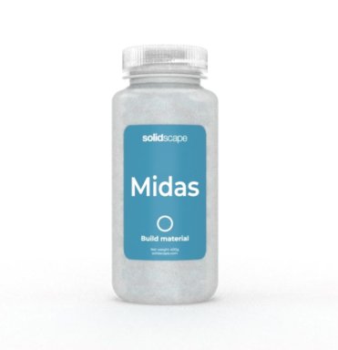 SOLIDSCAPE Muse Midas build was blauw 400g
