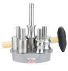 24-350 Set mandrellen voor armbanden + hamer